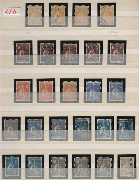 2052.jpg -     Lote:    2052                   Descrição:         Portugal &mdash; Classificador com centenas de selos novos e usados desde emissão Ceres de 1924/26 até Infante D. Henrique em estado de novo e usado, com e sem charneira e algumas séries completas. Bom lote a ver.         Lote       Valor Base:     &euro; 100,00     Valor Venda:     &euro;      