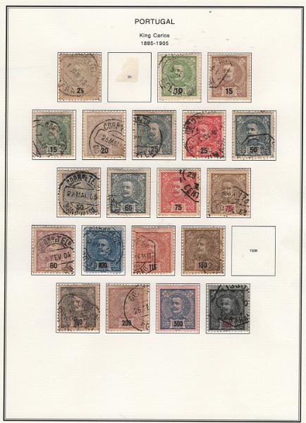 2063.jpg -     Lote:    2063                   Descrição:         Portugal &mdash; Coleção maioritariamente usada, incluindo blocos 5, 6, 11 e 12 novos com charneira, montada em dois dossiers, desde 1853 a 2011. Lote a ver.         Lote       Valor Base:     &euro; 100,00     Valor Venda:     &euro;      