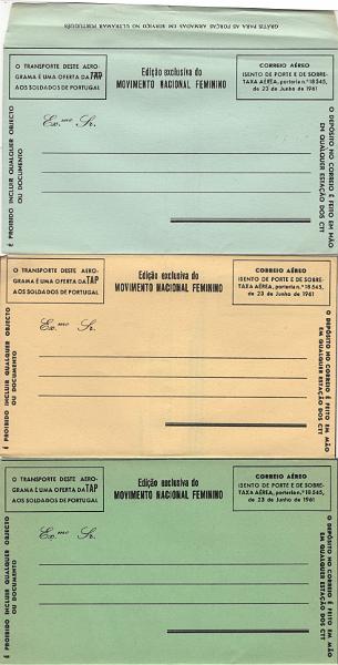 2064.jpg -     Lote:    2064                   Descrição:         Portugal &mdash; Bilhetes cartas isentos de franquia / Correio aéreo (AEROGRAMAS). OM &frac14;4. Lote com 80 aerogramas novos do Continente, todos diferentes. Lote a ver.         Lote       Valor Base:     &euro; 80,00     Valor Venda:     &euro;      