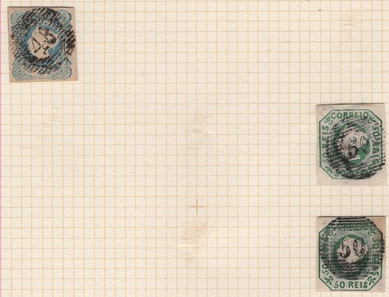 2075.jpg -     Lote:    2075                   Descrição:         Açores &mdash; Remanescente de coleção em 2 álbuns Stanley Gibbons com caixa, montada em folhas quadriculadas, com selos novos e selos usados, com muitas séries completas e bons valores incluindo 28 selos percursores (D. Maris II, 50 reis com carimbo "50" (x2) e D. Pedro V, cabelos lisos de 5 reis com carimbo "48". Valor aproximado de catálogo &euro; 21.750,00. Lote a ver.         Lote       Valor Base:     &euro; 1.000,00     Valor Venda:     &euro;      