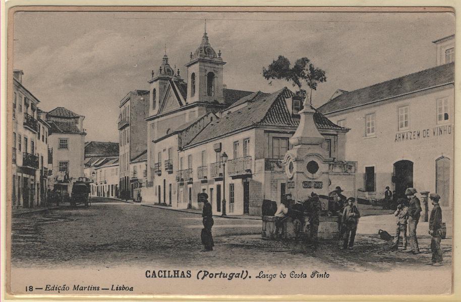 2222.jpg -     Lote:    2222      Lotes pelo Correio             Descrição:         Temáticos. Fontes e chafarizes. Cacilhas &mdash; Largo de Costa Pinto e Espinho &mdash; Fonte do Môcho.         PI       Valor Base:     &euro; 10,00     Valor Venda:     &euro;      