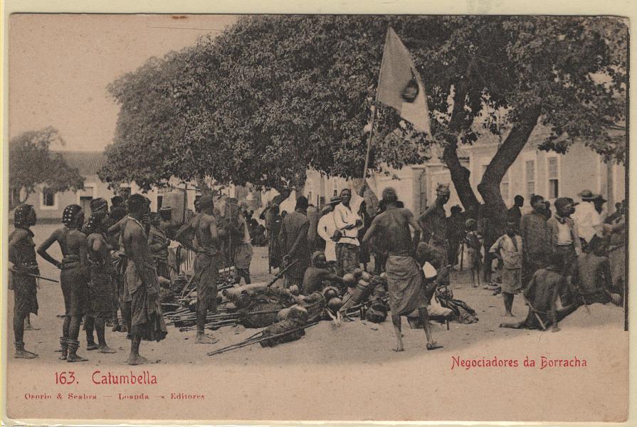 2234.jpg -     Lote:    2234      Lotes pelo Correio             Descrição:         Angola * Catumbela. Negociadores de borracha.         PI       Valor Base:     &euro; 8,00     Valor Venda:     &euro;      