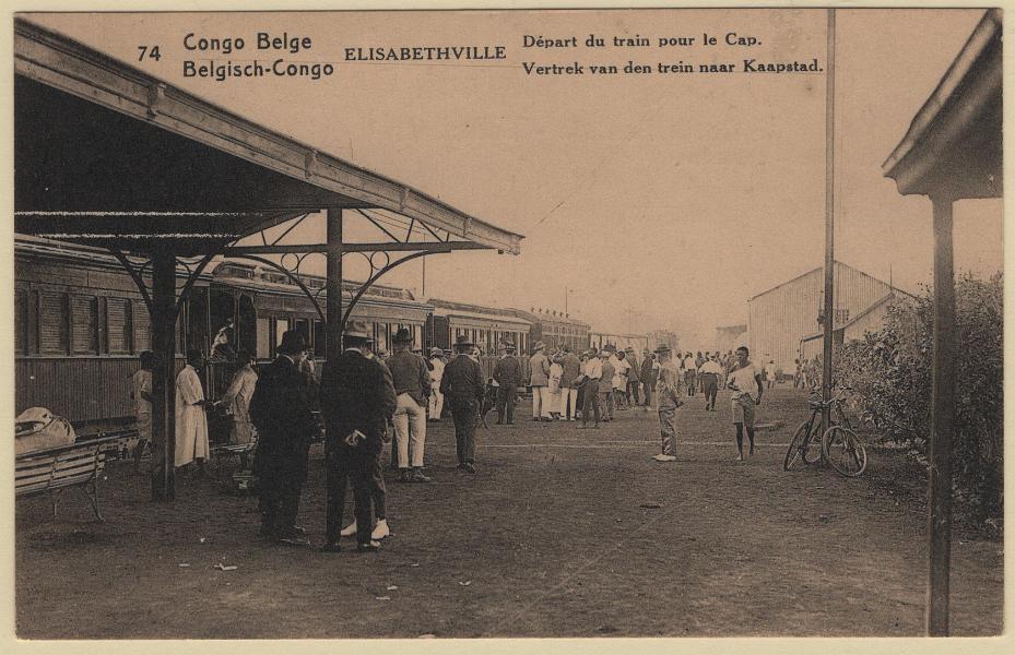2242.jpg -     Lote:    2242      Lotes pelo Correio             Descrição:         Congo Belga. Inteiro postal de 30c com gravura da Estação Ferroviária de Elizabethville.         PI       Valor Base:     &euro; 8,00     Valor Venda:     &euro;      