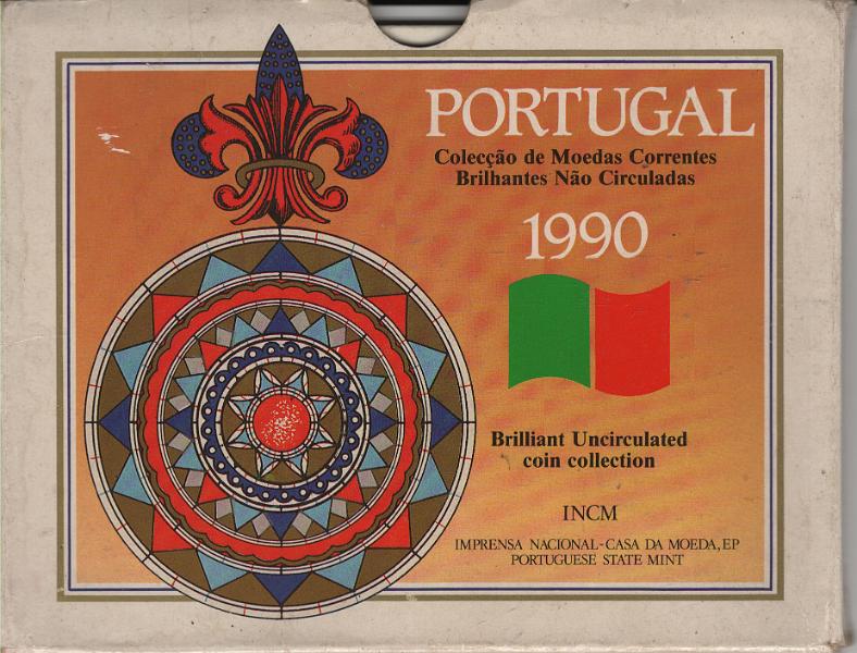 3030.jpg -     Lote:    3030      Lotes pelo Correio             Descrição:         Numismática * Portugal. Coleção de moedas correntes brilhantes emitidas em 1990.         DIV       Valor Base:     &euro; 10,00     Valor Venda:     &euro;      