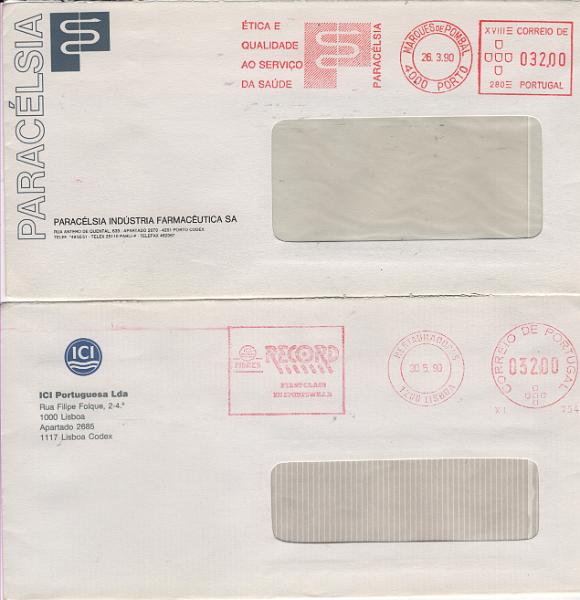 3079.jpg -     Lote:    3079      Lotes pelo Correio             Descrição:         Portugal &mdash; Caixa com cerca de 500 sobrescritos com etiquetas diversas de máquinas de franquia desde 1975 a 2000.         Lote       Valor Base:     &euro; 25,00     Valor Venda:     &euro;      
