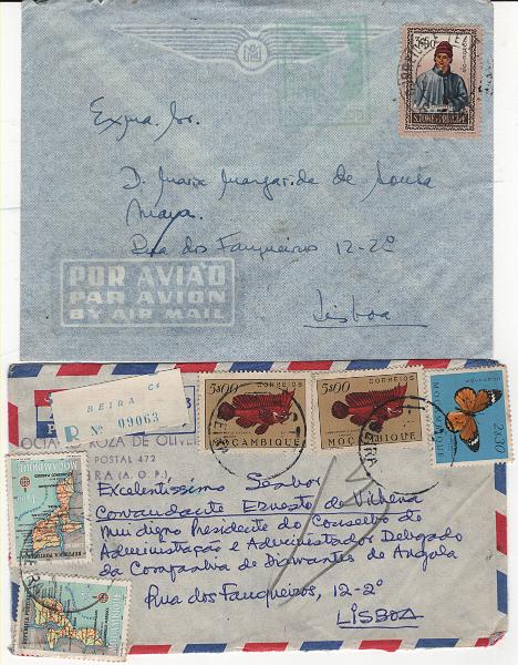 3083.jpg -     Lote:    3083      Lotes pelo Correio             Descrição:         Ex-Colónias Portuguesa &mdash; Lote composto por 14 sobrescritos circulados com diversos selos de diversas colónias portuguesa. Notamos alguma marcofilia. Lote a ver.         Lote       Valor Base:     &euro; 10,00     Valor Venda:     &euro;      
