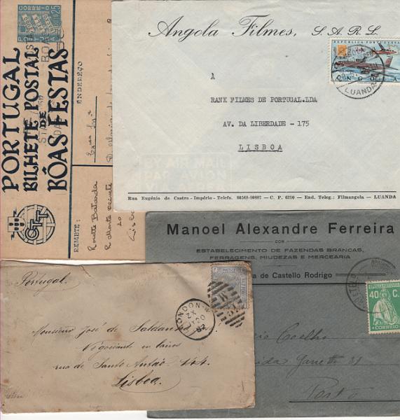3084.jpg -     Lote:    3084      Lotes pelo Correio             Descrição:         Portugal, ex-Colónias e Mundiais. Lote em caixa de cartão com centenas (milhares?) de selos de Portugal, Ilhas e ex-Colónias, a maioria com defeitos diversos, incluindo alguma marcofilia + centenas de selos estrangeiros de boa qualidade com temáticas diversas (Jogos Olímpicos, Astronáutica, Animais, Aves, Bandeiras, Barcos, Comboios, Desporto, Flores, Frutos, Militares, Religião). Inclui ainda centenas de postais ilustrados, maioria circulados. Lote a ver.         Lote       Valor Base:     &euro; 5,00     Valor Venda:     &euro;      